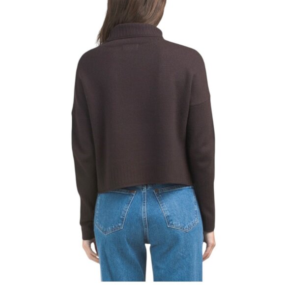 RACHEL ZOE Extrafine Merino Wool Drop Shoulder Sweater - Picture 2 of 2